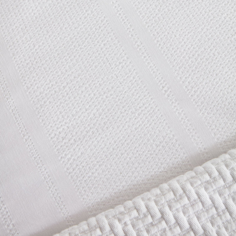 Bedeck of Belfast White Tenno 100% Cotton 300TC Duvet cover set