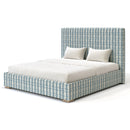 Corvin Custom Made Bed - The Pure Edit Telia Stripe
