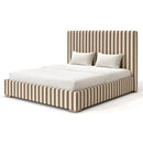 Corvin Custom Made Bed - The Pure Edit Capri Stripe