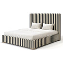 Corvin Custom Made Bed - The Pure Edit Capri Stripe