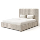 Corvin Custom Made Bed - The Pure Edit Telia Stripe
