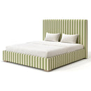 Corvin Custom Made Bed - The Pure Edit Capri Stripe