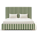 Corvin Custom Made Bed - The Pure Edit Capri Stripe