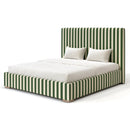 Corvin Custom Made Bed - The Pure Edit Capri Stripe