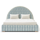 Custom Made Corby Bed - The Pure Edit Telia Stripe