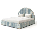 Custom Made Corby Bed - The Pure Edit Telia Stripe