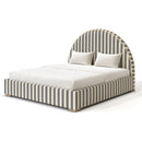 Custom Made Corby Bed - The Pure Edit Capri Stripe