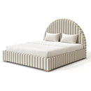 Custom Made Corby Bed - The Pure Edit Capri Stripe