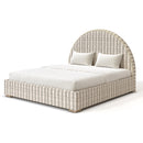Custom Made Corby Bed - The Pure Edit Telia Stripe