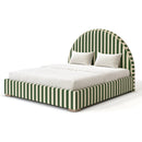 Custom Made Corby Bed - The Pure Edit Capri Stripe