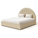 Custom Made Corby Bed - The Pure Edit Capri Stripe
