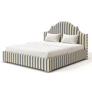 Versailles Custom Made Bed - The Pure Edit Capri Stripe