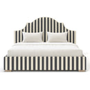 Versailles Custom Made Bed - The Pure Edit Capri Stripe