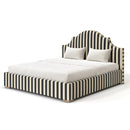 Versailles Custom Made Bed - The Pure Edit Capri Stripe