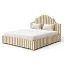 Versailles Custom Made Bed - The Pure Edit Capri Stripe