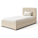 Urban Edge Custom Made Trundle Storage Bed - The Pure Edit Tassa Stripe