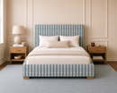 Corvin Custom Made Bed - The Pure Edit Telia Stripe