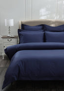 MUIR 300TC Cotton Fitted Sheet - Navy