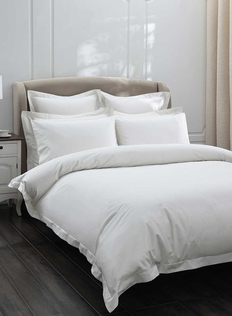 MUIR 300TC Cotton Duvet Cover Set Ivory