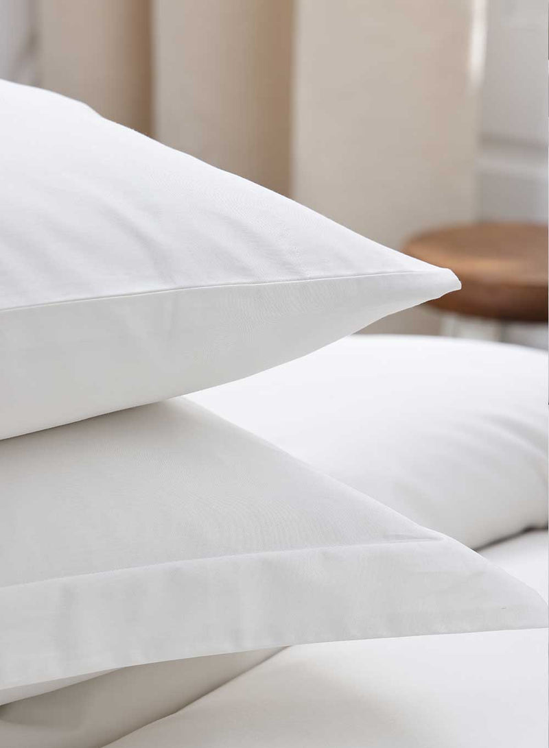 MUIR 300TC Cotton Pillowcase PC Pair - Ivory