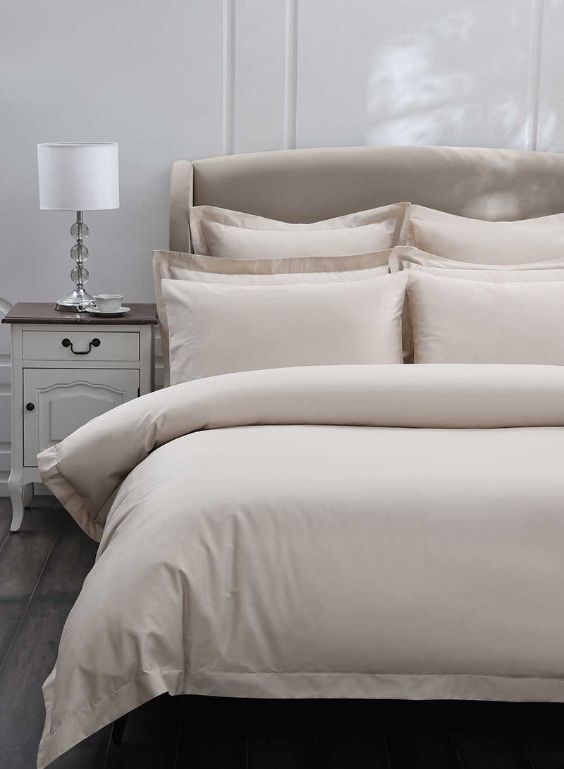 MUIR 300TC Cotton Pillowcase PC Pair - Latte