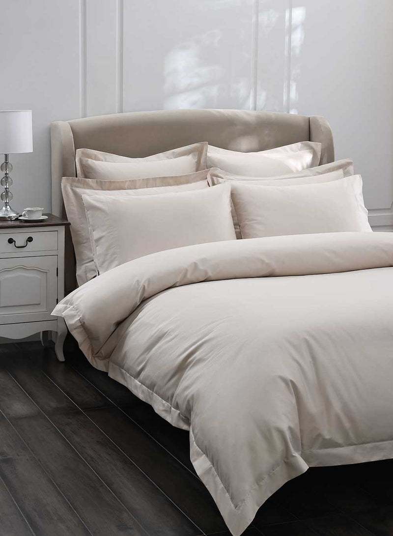 MUIR 300TC Cotton Pillowcase PC Pair - Latte