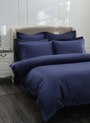 MUIR 300TC Cotton Duvet Cover Set Navy