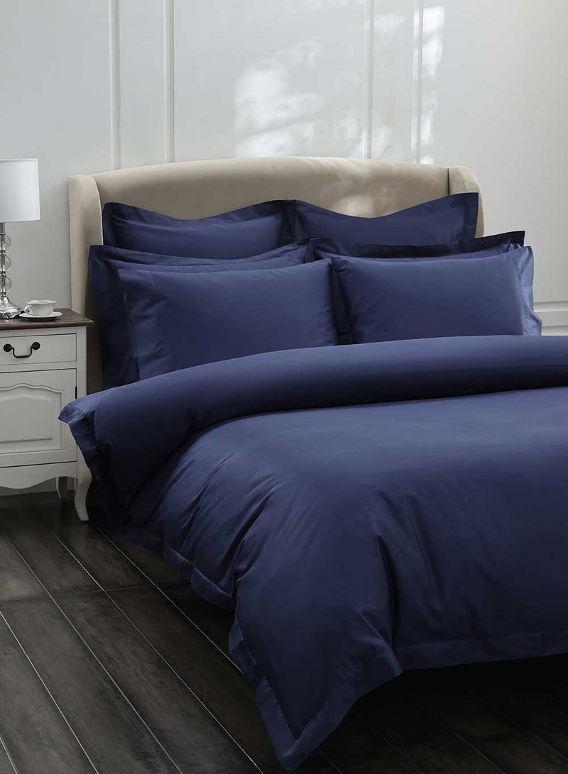 MUIR 300TC Cotton Duvet Cover Set Navy