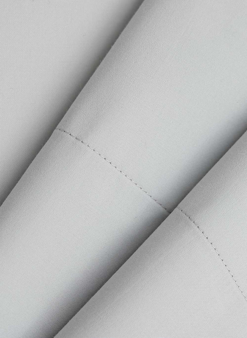 MUIR 300TC Cotton Flat Sheet - Silver