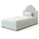 Whispering Willow Custom Made Trundle Storage Bed - The Pure Edit Tassa Stripe
