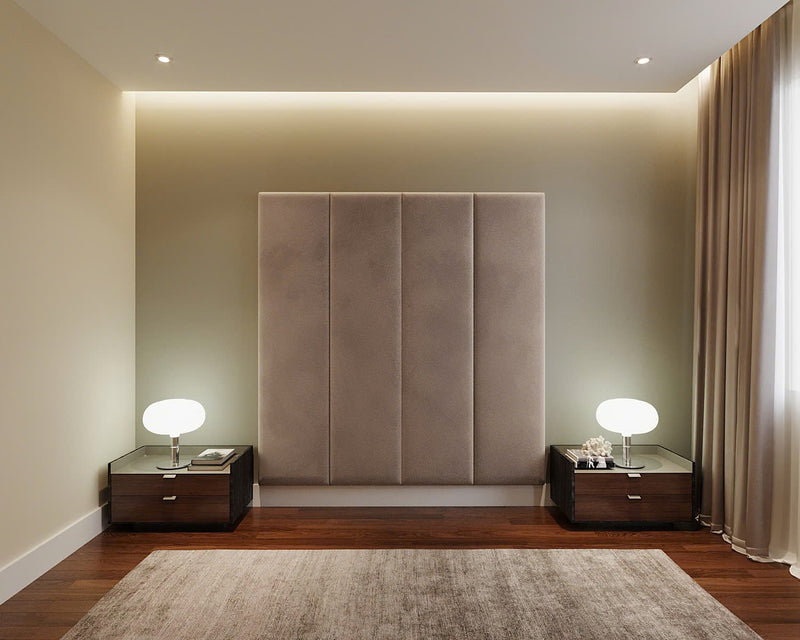 Vertical Wall Panel Headboard | Helmii