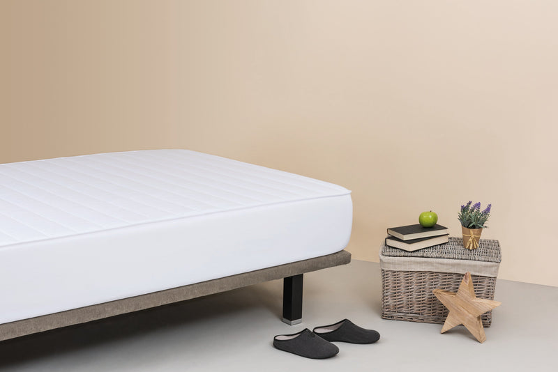 Velfont Frost Matrasbeschermer met hoeken voor tweepersoonsbed, Maxi 180 x 200 cm, temperatuurregulerend, 100% katoen, Outlast, wit, tweepersoonsbed 180 x 200 cm Velfont Frost Matrasbeschermer met hoeken voor tweepersoonsbed, Maxi 180 x 200 cm, temperatuurregulerend, 100% katoen, Outlast, wit, tweepersoonsbed 180 x 200 cm