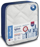 Velfont Igloo Temperature Control Quilted Pillow Protector | Helmii