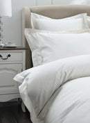 MUIR Luxury Hotel Quality 500TC Egyptian Cotton Duvet Cover Set - Ivory