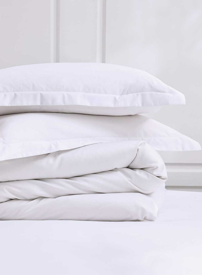 MUIR Luxury Hotel Quality 500TC Egyptian Cotton Oxford PC Pair - White