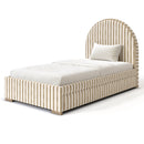 Cozy Cove Custom Made Trundle Storage Bed - The Pure Edit Tassa Stripe