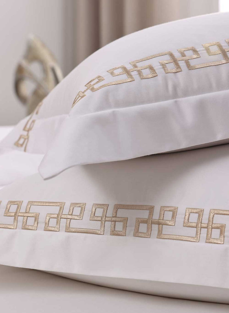 Ares Luxury Hotel Quality 500TC Oxford PC Pair - Champagne