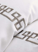 Ares Luxury Hotel Quality 500TC Duvet Cover Set - Mercury