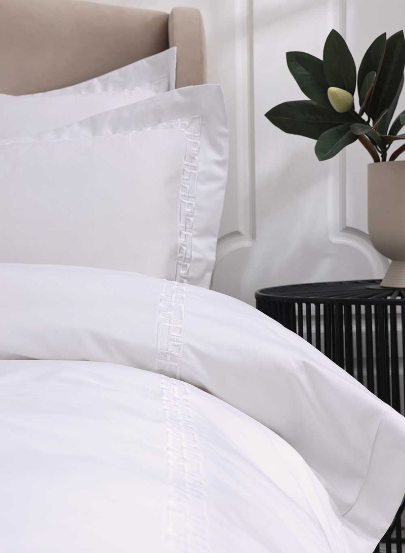 Ares Luxury Hotel Quality 500TC Oxford PC Pair - White