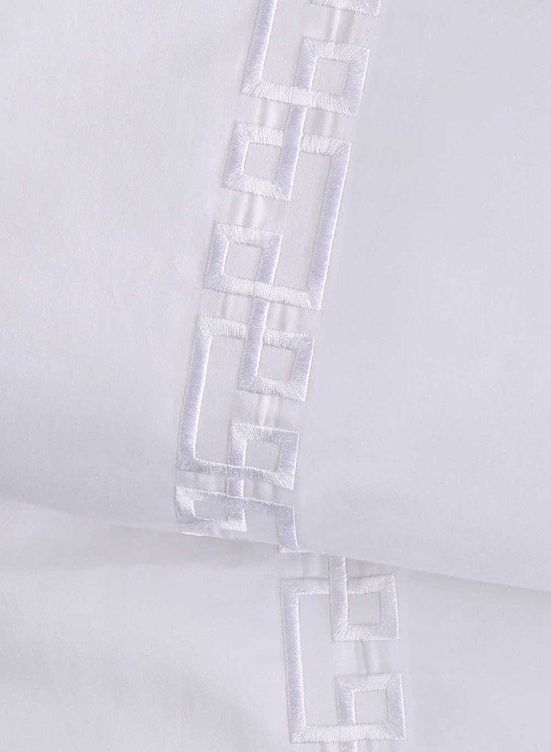 Ares Luxury Hotel Quality 500TC Oxford PC Pair - White