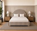 Custom Made Corby Bed - The Pure Edit Capri Stripe