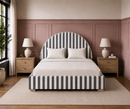Custom Made Corby Bed - The Pure Edit Capri Stripe