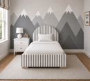 Cozy Cove Custom Made Trundle Storage Bed - The Pure Edit Tassa Stripe