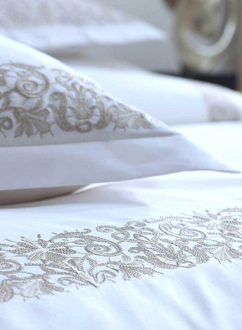 Fion Luxury Hotel Quality 500TC Oxford PC Pair - Taupe