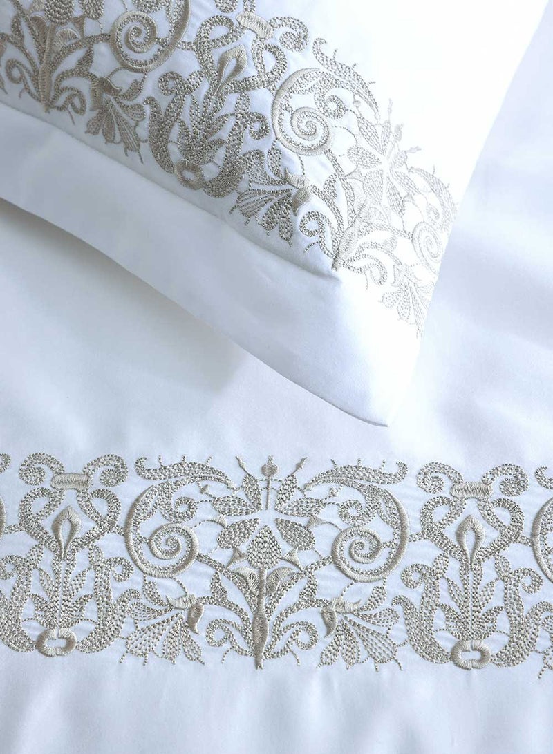 Fion Luxury Hotel Quality 500TC Oxford PC Pair - Taupe