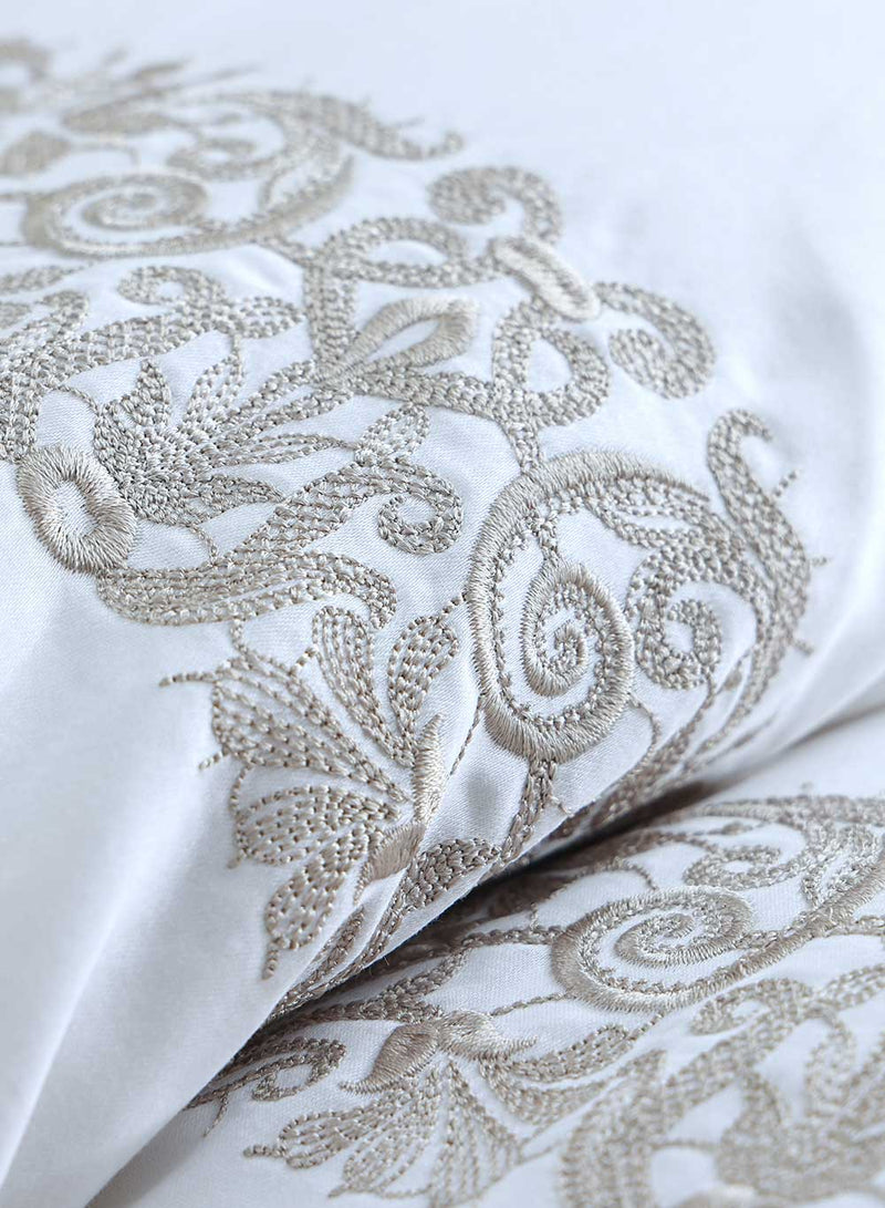 Fion Luxury Hotel Quality 500TC Oxford PC Pair - Taupe