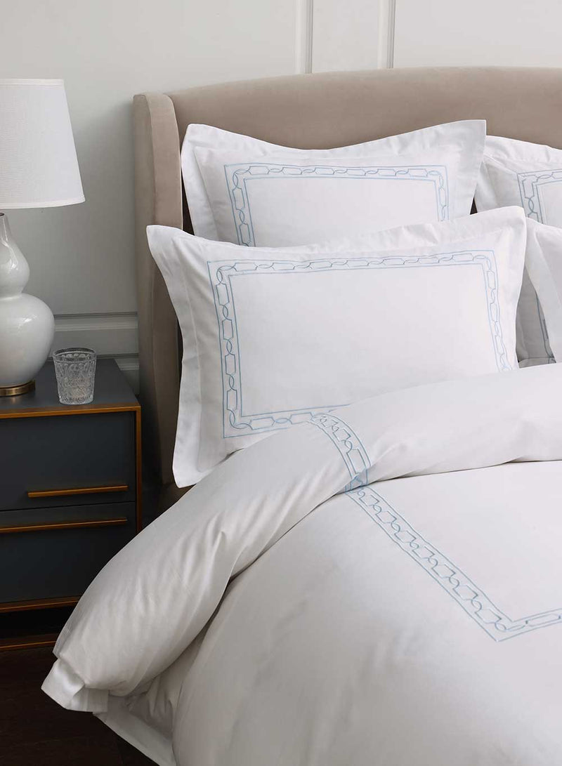 Hamilton Duvet Cover Set - Light Blue