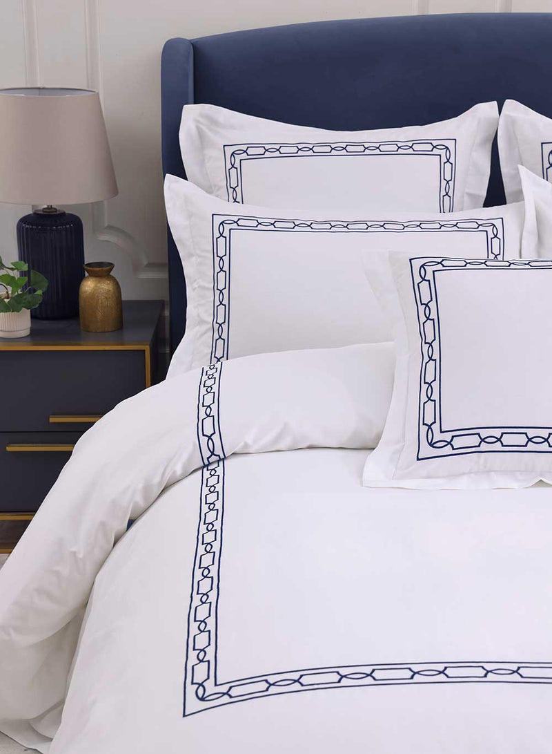 Hamilton Duvet Cover Set - Navy
