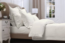 Heirloom Picot Stitch Duvet Cover Set - Ivory