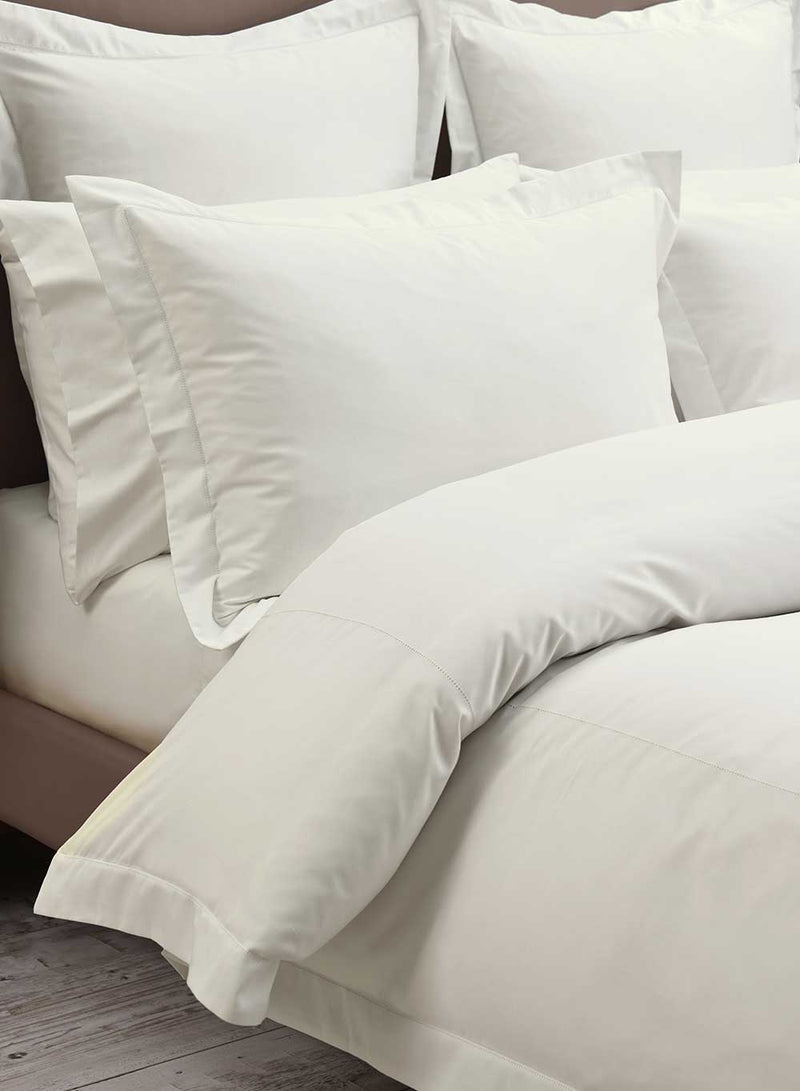 Heirloom Picot Stitch Duvet Cover Set - Ivory